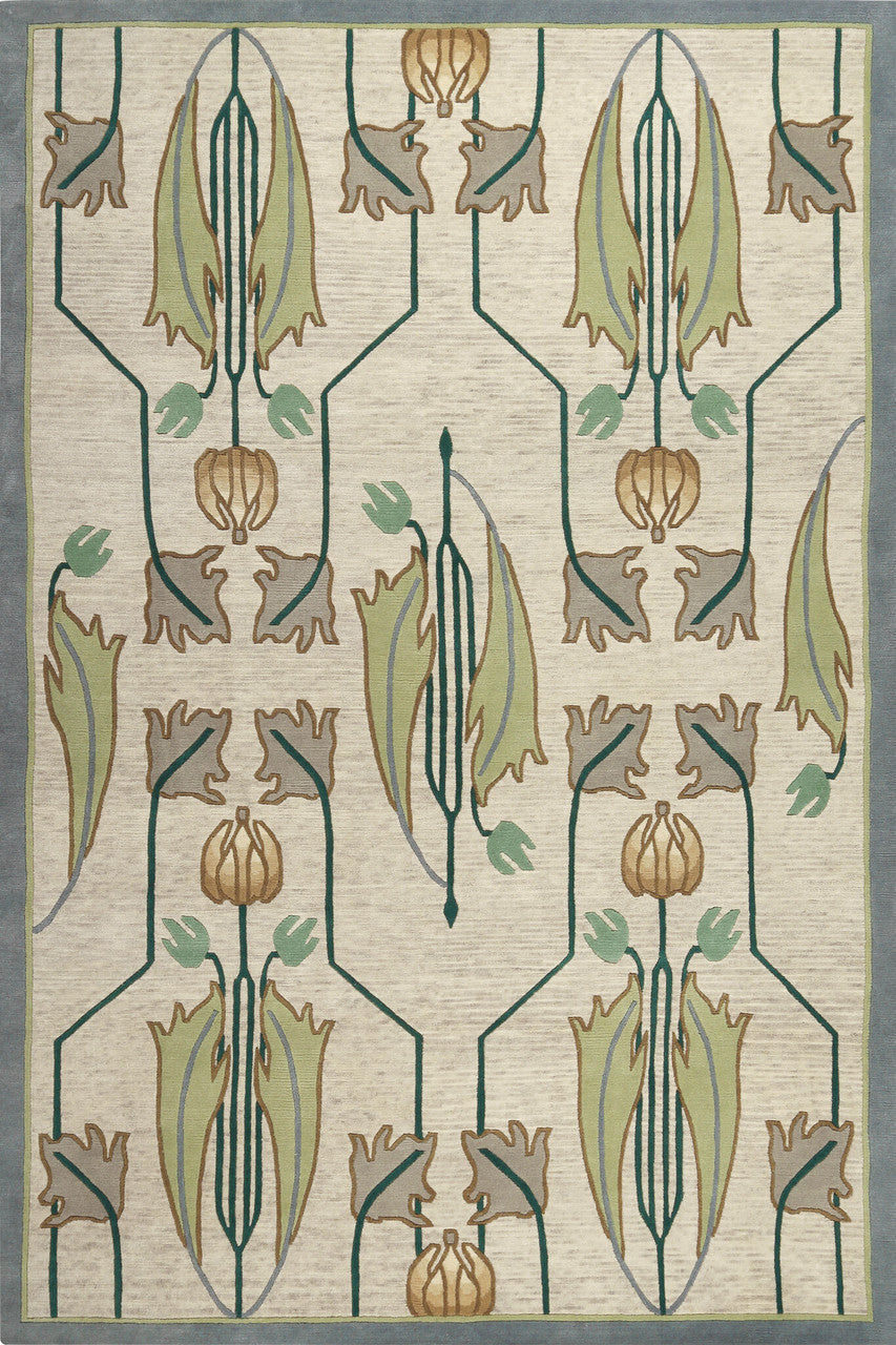 Rennie Tulip Ivory Stickley Rug