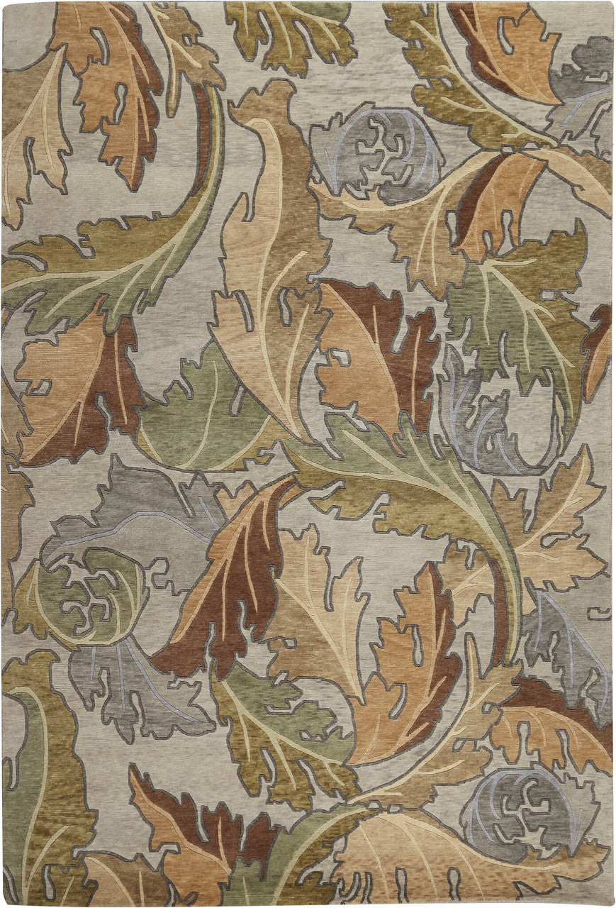 Curling Vine Stickley Rug