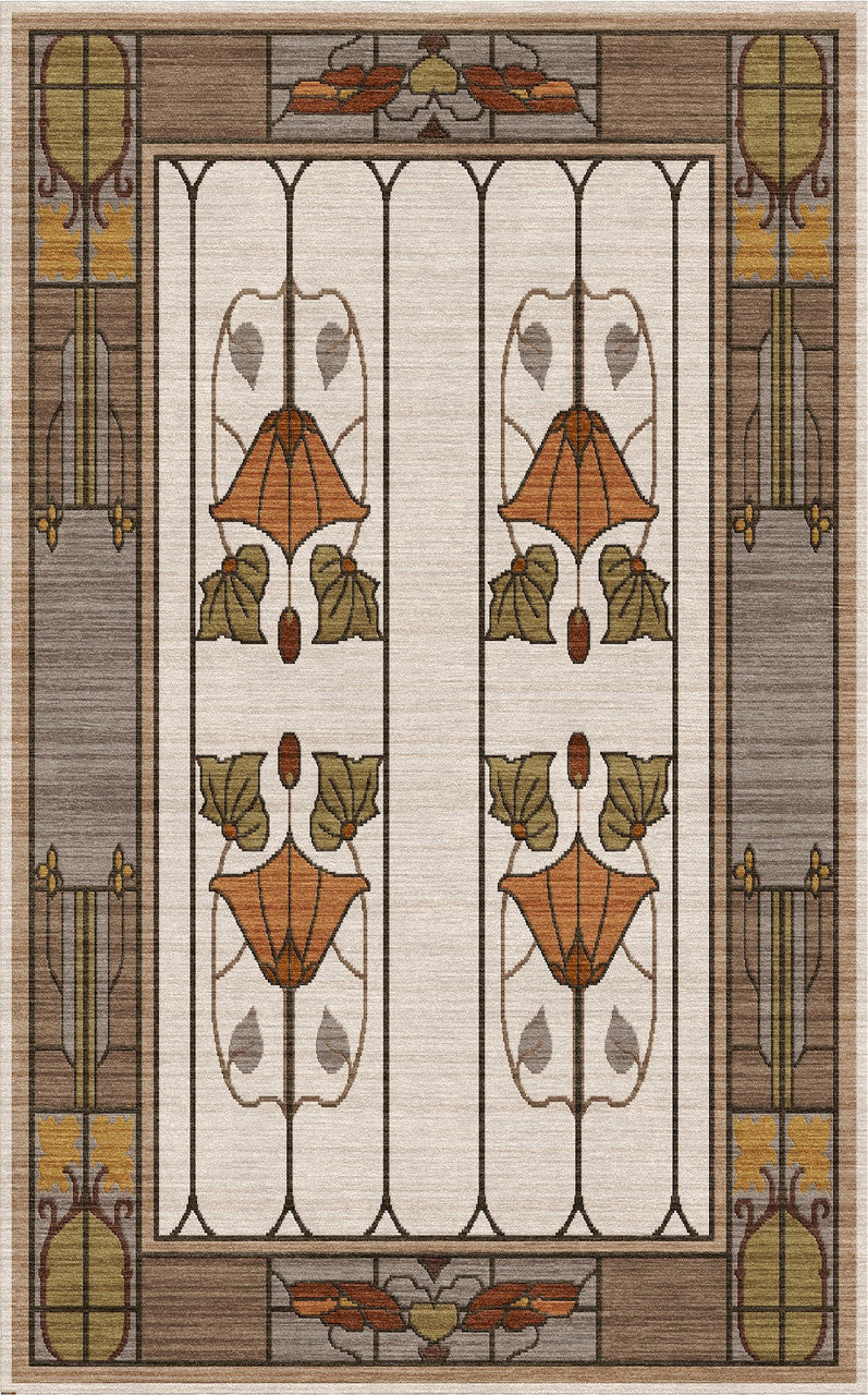 Garden Window, Ivory Stickley Rug