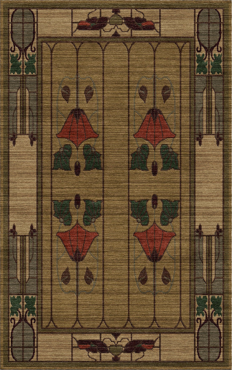 Garden Window, Moss Stickley Rug