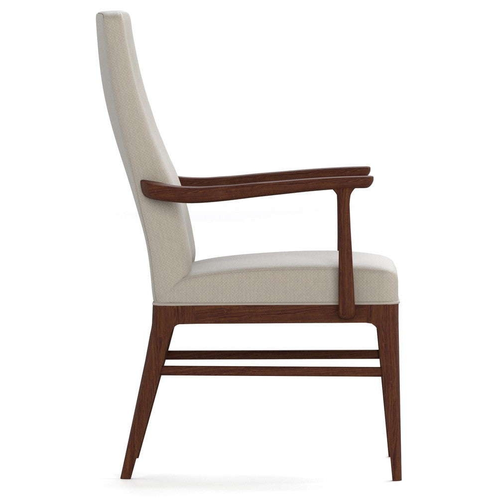 Walnut Grove Tall Upholstered Arm Chair by Stickley