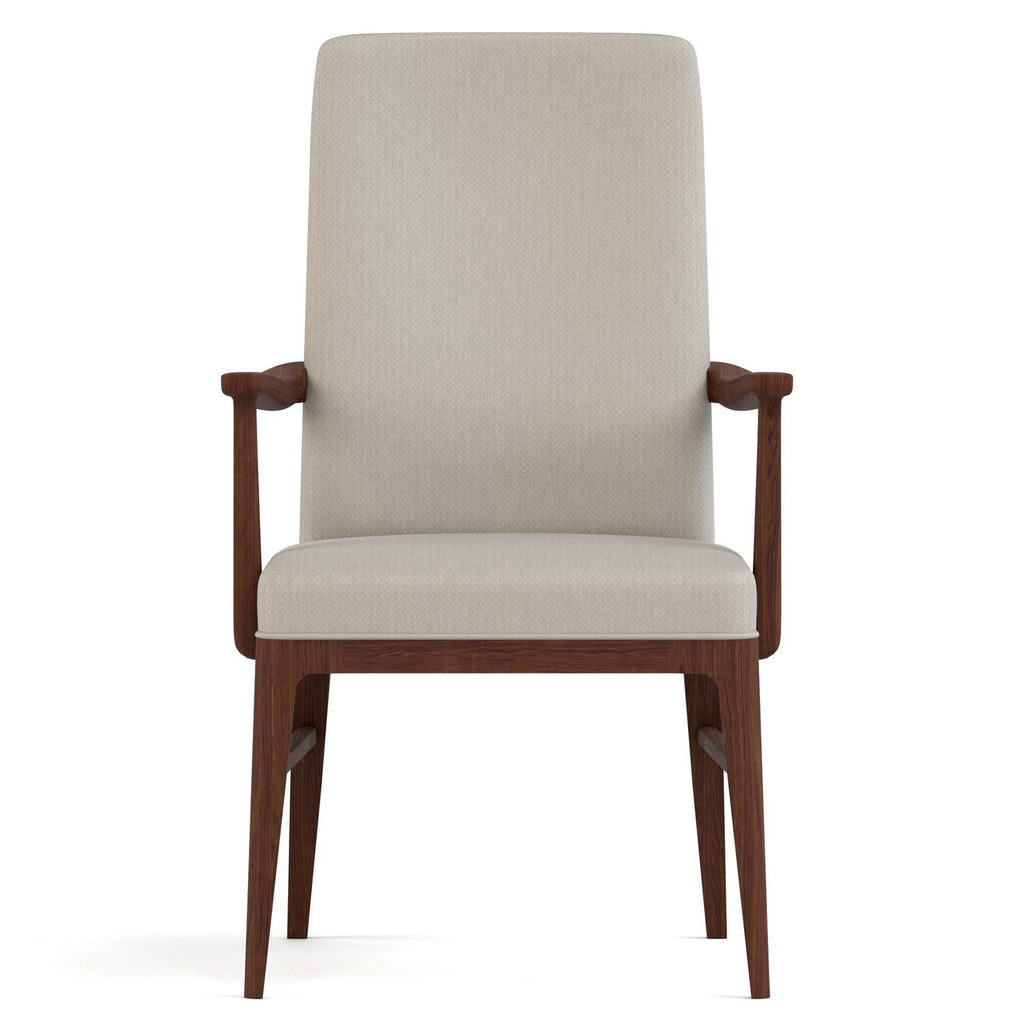 Walnut Grove Tall Upholstered Arm Chair by Stickley