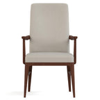 Walnut Grove Tall Upholstered Arm Chair by Stickley