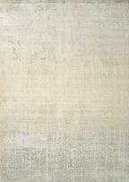 Textured beige and gray patterned rug