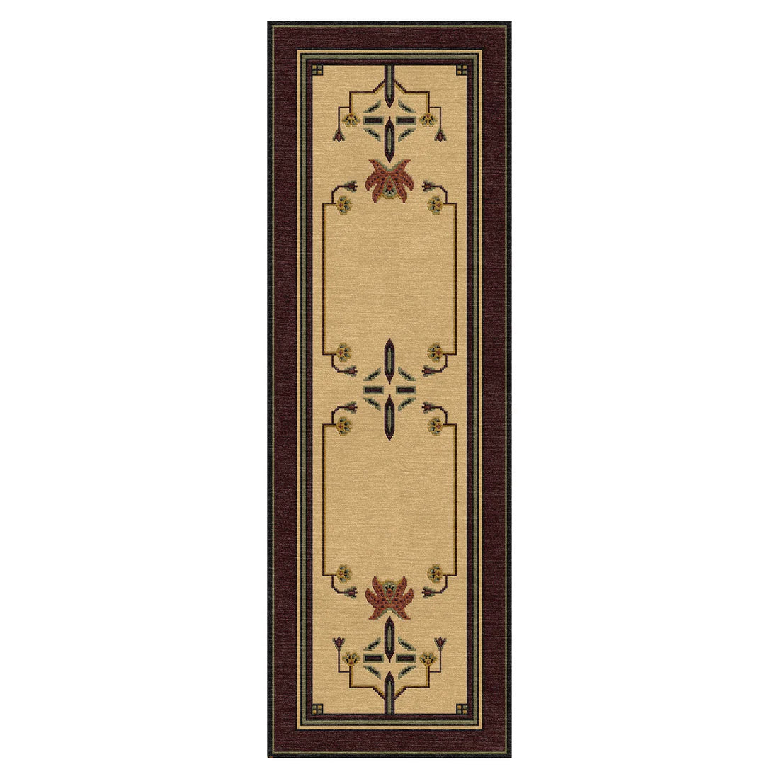 Stickley Dahlia Hand Knotted Runner