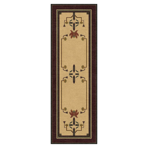 Stickley Dahlia Hand Knotted Runner