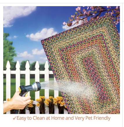 Rain Forest Outdoor Braided Rug