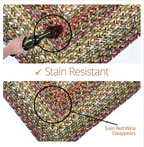 Rain Forest Outdoor Braided Rug