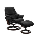 Stressless Reno Signature Base Chair and Ottoman