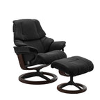 Stressless Reno Signature Base Chair and Ottoman