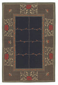 Craftsman Rose Ebony Rug