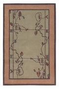 Craftsman Rose and Wisteria Spring Rug
