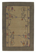 Craftsman Rose and Wisteria Verde Rug