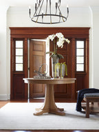 Round Pedestal Stickley Dining Table