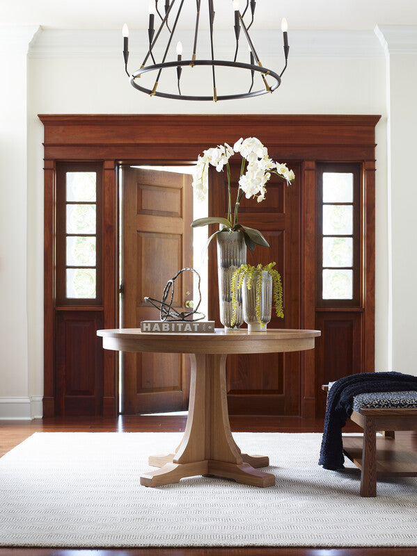 Round Pedestal Stickley Dining Table