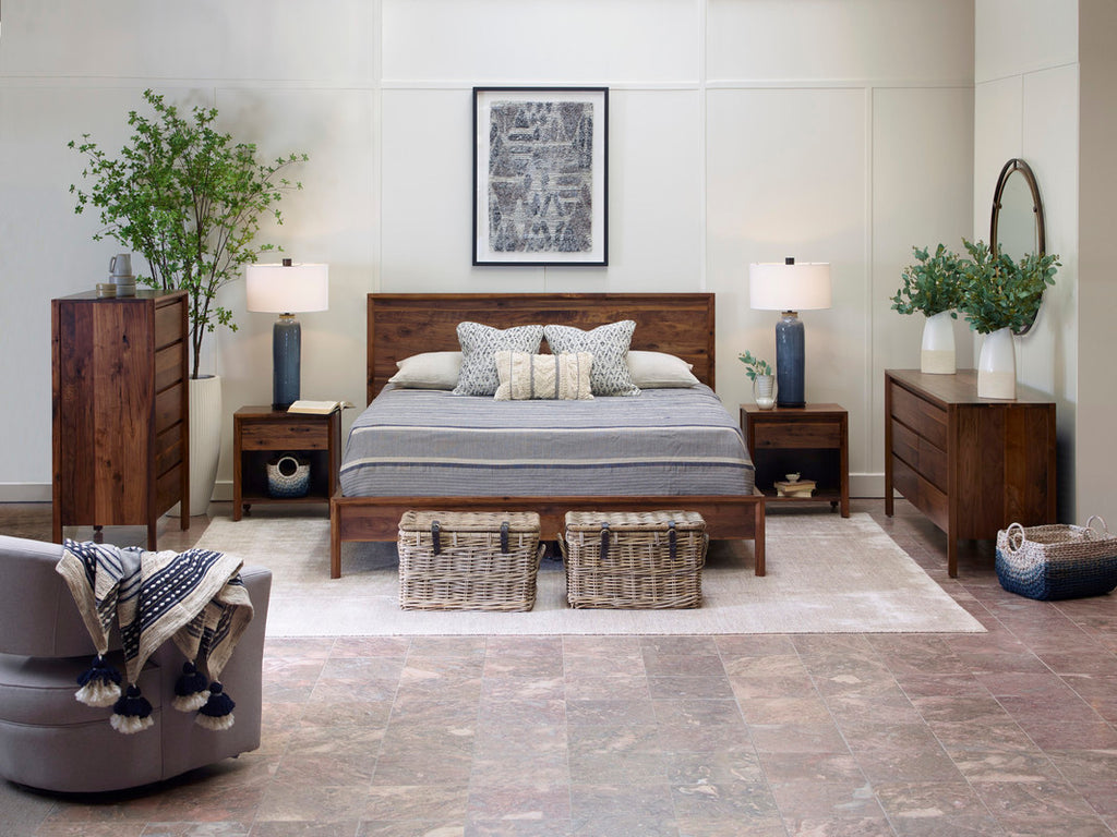 Walnut Road King Bed