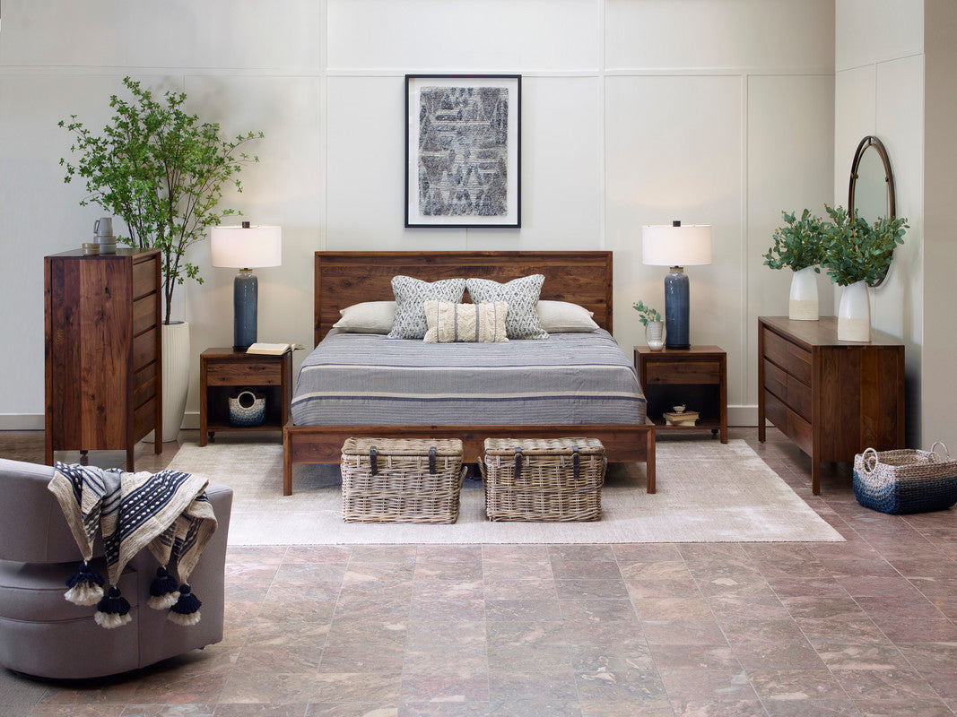 Walnut Road King Bed