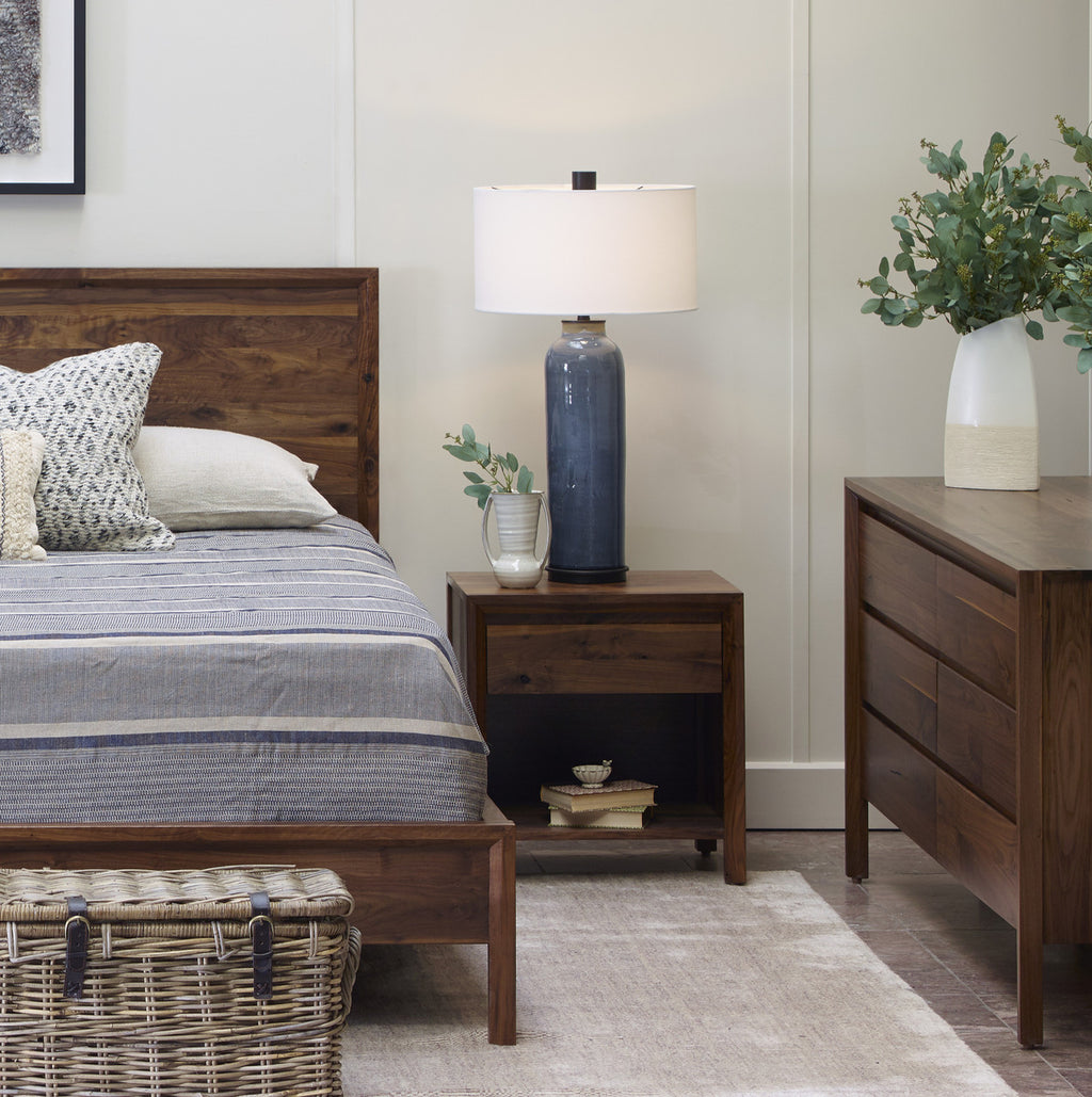 Walnut Road Open Nightstand
