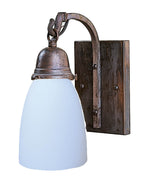 Simplicity One Light Sconce with Art Glass Shade SB-1