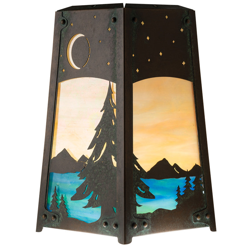 Baldwin Spruce Filigree Hook Arm Floor Lamp