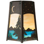 Baldwin Flush Wall with 13" Roof Outdoor Sconce 605-2