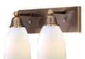 Simplicity Two Light Bar with  Glass Art Shades SLB-2
