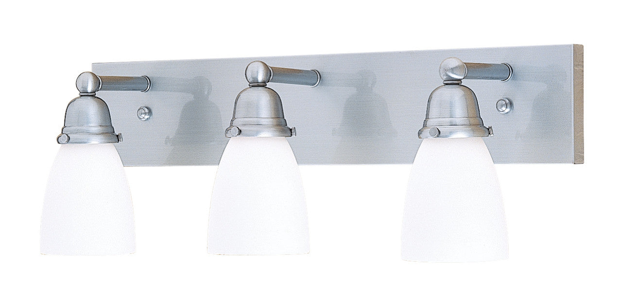 Simplicity Three Light Bar with Art Glass Shades SLB-3