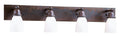Simplicity Four Light Bar with Art Glass Shade SLB-4
