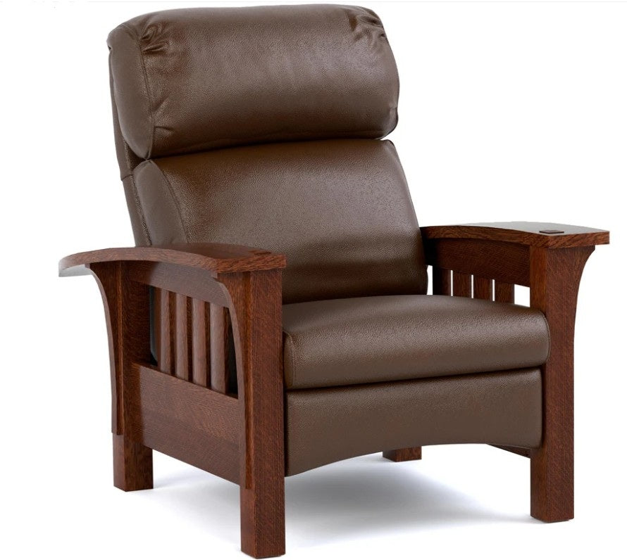 Stickley Bow Arm Bustle Back Morris Promo Recliner