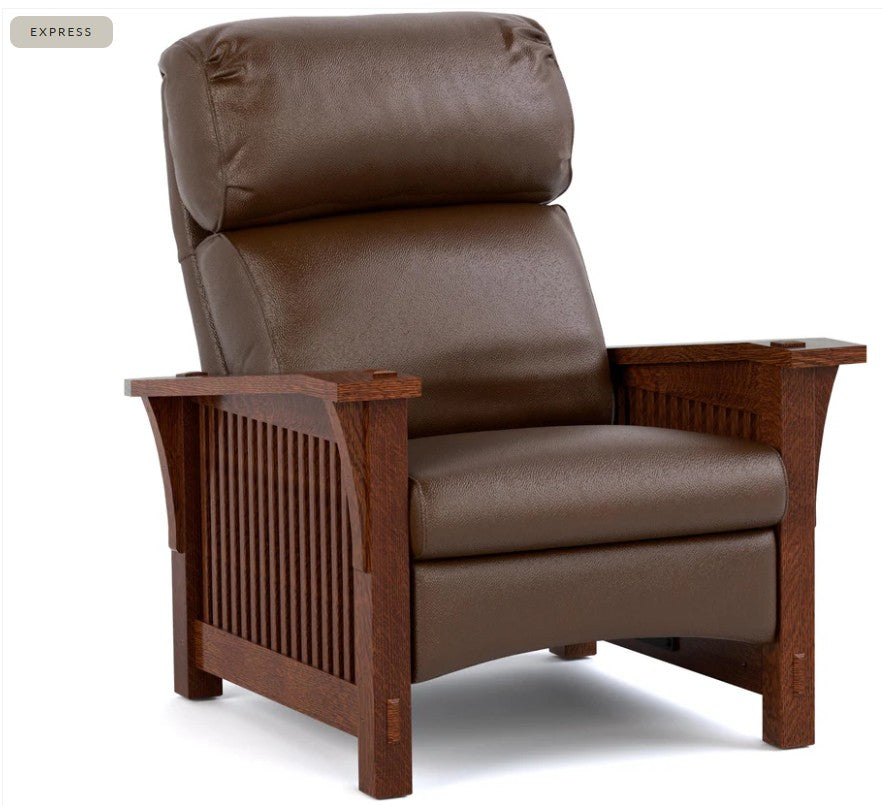 Stickley Spindle Morris Manual Bustle Back Promo Recliner Chair