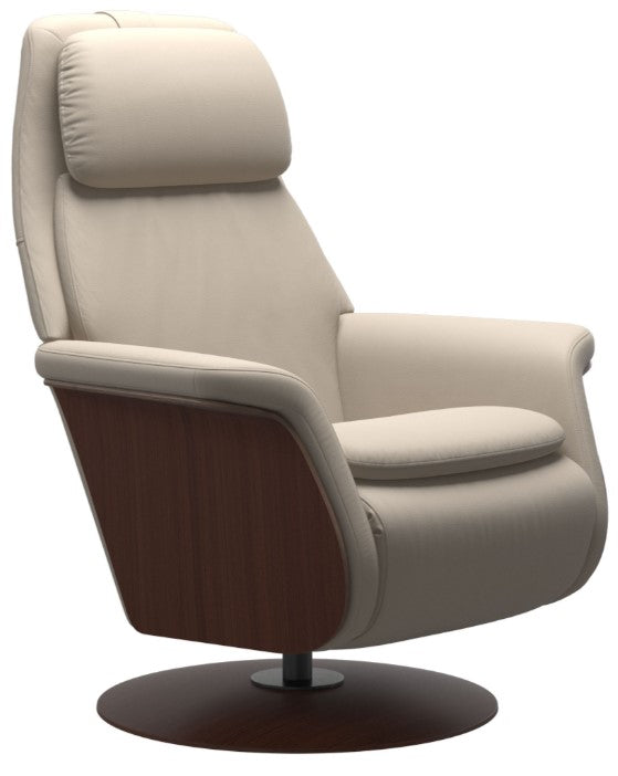 Stressless Sam Wood Power Recliner