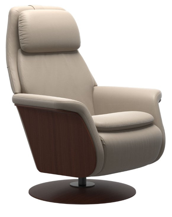 Stressless Sam Wood Power Recliner