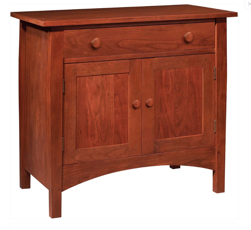 Harvey Ellis Door Nightstand by Stickley in cherry. 