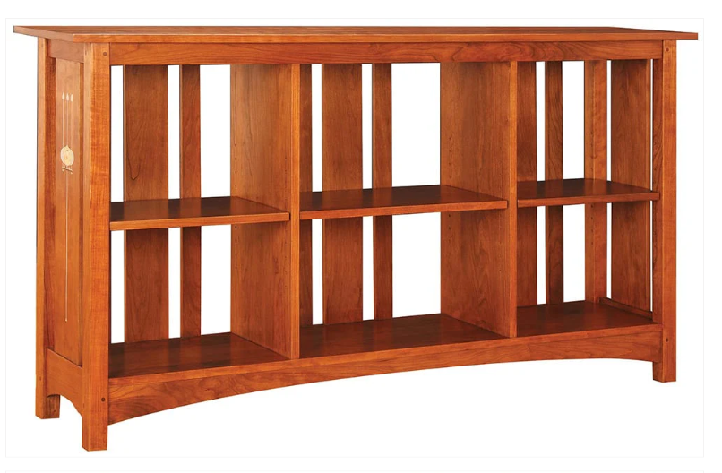Stickley Slatted-Back Bookcase