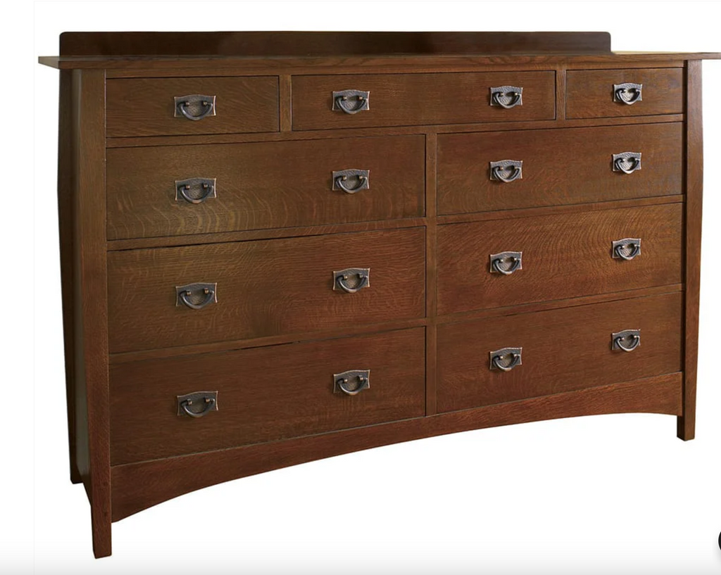 Harvey Ellis Master Dresser by Stickley in oak. 