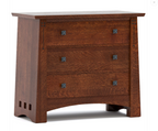 Highlands Three-Drawer Nightstand by Stickley