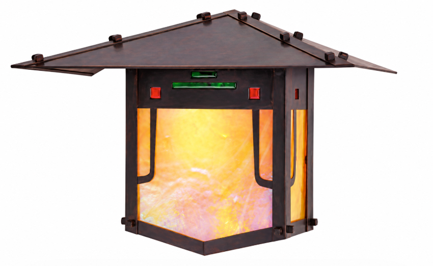 Pagoda Flush Wall Mount PDW-17