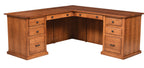 Salem Single Pedestal Jr. Executive L Desk 77726-SF