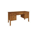 Craftsman Computer Desk with Hutch