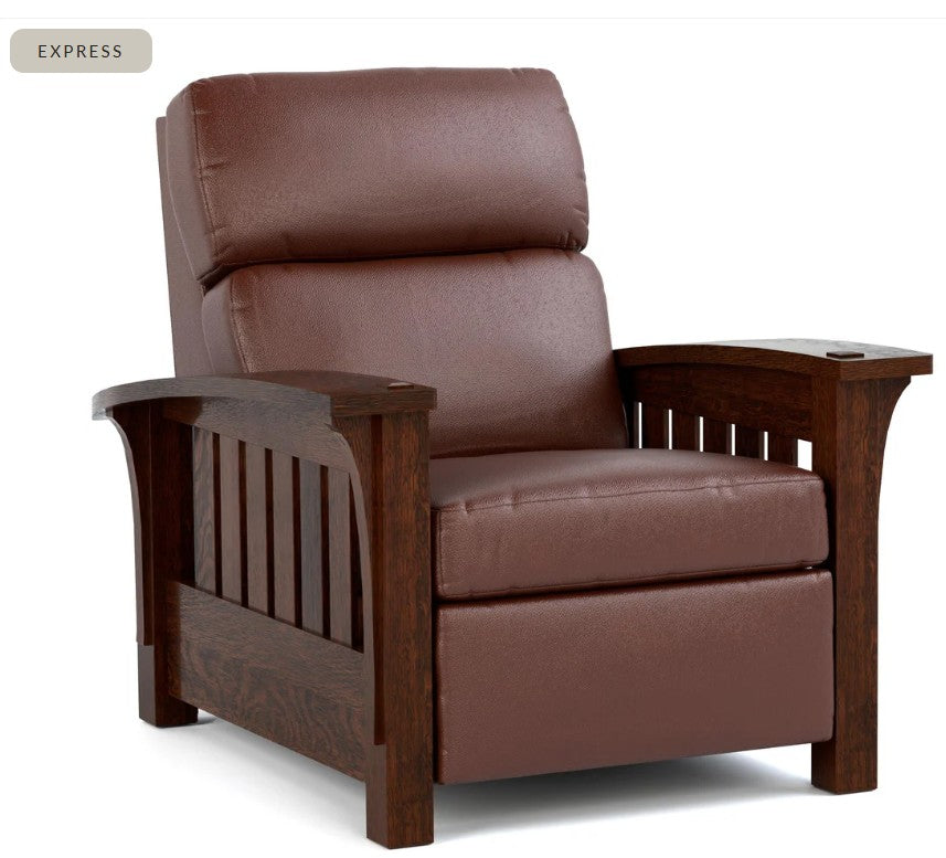 Stickley Bow Arm Morris Power Promo Recliner