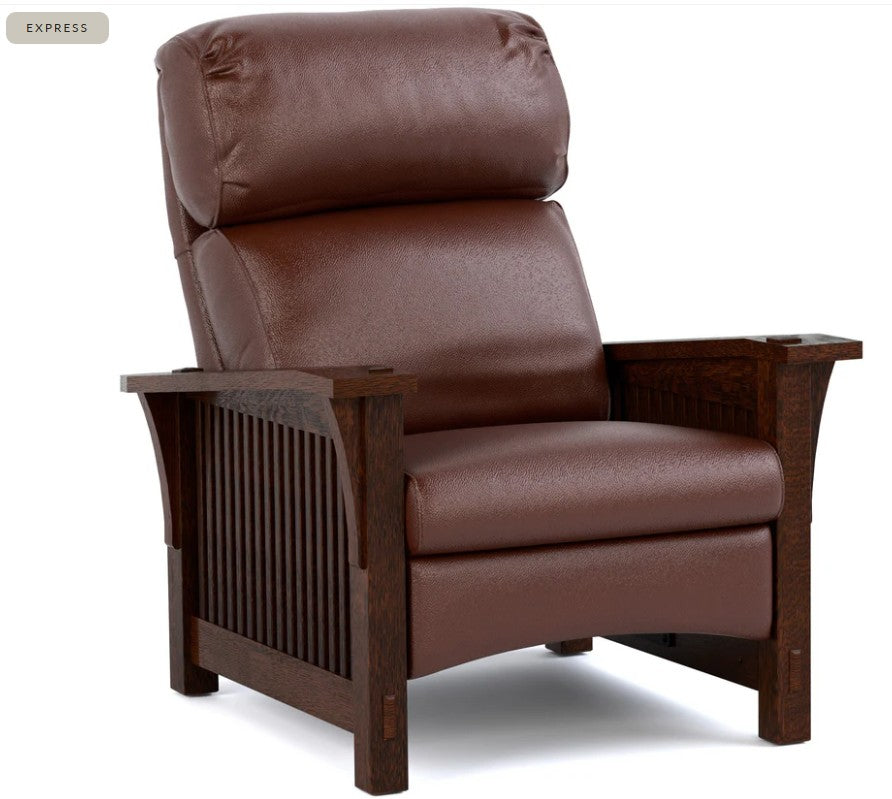 Stickley Spindle Morris Manual Bustle Back Promo Recliner Chair