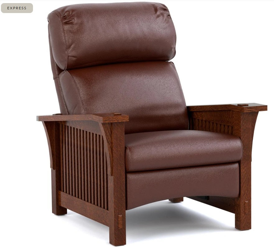 Stickley Spindle Morris Manual Bustle Back Promo Recliner Chair