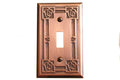 Bungalow Rose Single Toggle Copper Switchplate