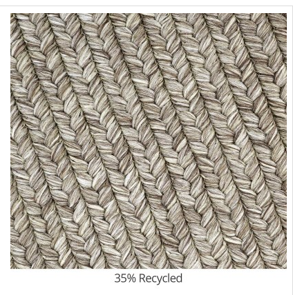 Slate Outdoor Braided Rug