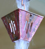 Slotted Square Copper Rain Chain