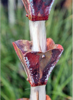 Small Square Cups copper Rain Chain