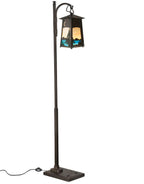 Baldwin Spruce Filigree Hook Arm Floor Lamp