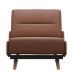 Stressless Stella 3 Seat Sofa with Wood Arms and Legs - Balance adapt