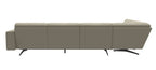 Stressless Stella 2-3 Seater Sectional with S1 Arm and Metal Legs - Balance adapt