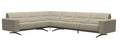 Stressless Stella 2-3 Seater Sectional with S1 Arm and Metal Legs - Balance adapt
